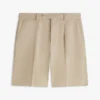 Relaxed Cotton-Linen Blend Chino Short Relaxed Cotton-Linen Blend Chino Short