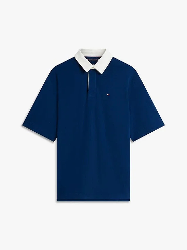 Relaxed Fit Back Flag Logo Polo Relaxed Fit Back Flag Logo Polo