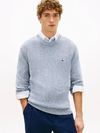 Relaxed Fit Boucle Sweater