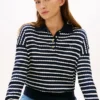 Relaxed Fit Cable Knit Sweater Polo Relaxed Fit Cable Knit Sweater Polo