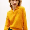 Relaxed Fit Cable Knit Sweater Polo Relaxed Fit Cable Knit Sweater Polo