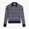 Relaxed Fit Cable Knit Sweater Polo Relaxed Fit Cable Knit Sweater Polo