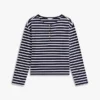 Relaxed Fit Cotton Interlock Henley