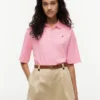 Relaxed Fit Cotton Interlock Polo