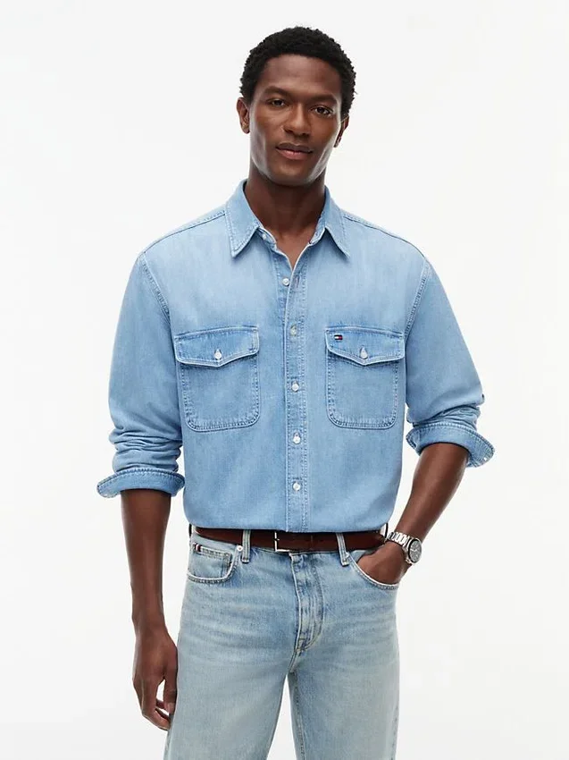 Relaxed Fit Denim Shirt Relaxed Fit Denim Shirt