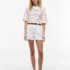 Relaxed Fit Embroidered Script T-Shirt