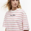 Relaxed Fit Embroidered Script T-Shirt