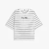 Relaxed Fit Embroidered Script T-Shirt