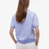 Relaxed Fit Heathered Stripe Polo