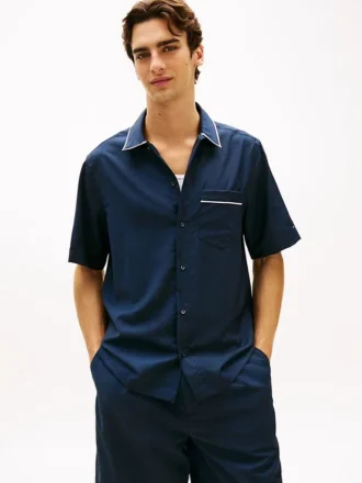 Relaxed Fit Lightweight Wool Shirt