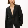 Relaxed Fit Linen-Blend Blazer Relaxed Fit Linen-Blend Blazer