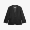 Relaxed Fit Linen-Blend Blazer Relaxed Fit Linen-Blend Blazer