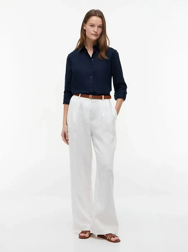 Relaxed Fit Linen-Blend Shirt Relaxed Fit Linen-Blend Shirt
