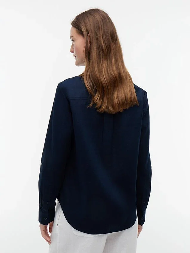 Relaxed Fit Linen-Blend Shirt Relaxed Fit Linen-Blend Shirt