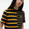 Relaxed Fit Mixed-Stripe T-Shirt