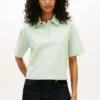 Relaxed Fit Script Monogram Pique Polo