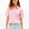 Relaxed Fit Script Monogram Pique Polo