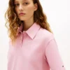 Relaxed Fit Script Monogram Pique Polo