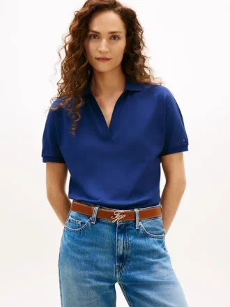 Relaxed Fit Stretch Pique Polo