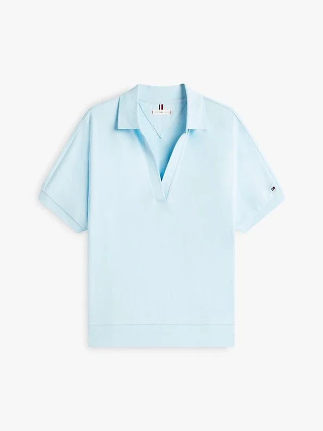Relaxed Fit Stretch Pique Polo Relaxed Fit Stretch Pique Polo