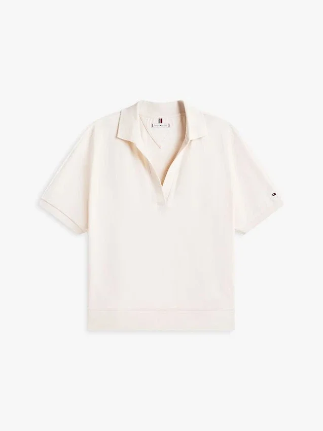 Relaxed Fit Stretch Pique Polo Relaxed Fit Stretch Pique Polo