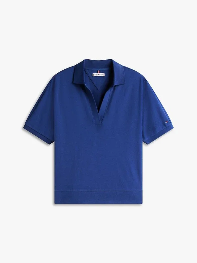 Relaxed Fit Stretch Pique Polo Relaxed Fit Stretch Pique Polo