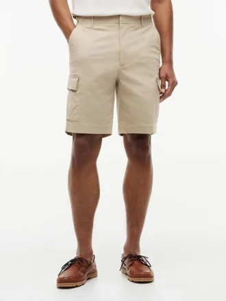 Relaxed Fit Stretch Twill Cargo Short