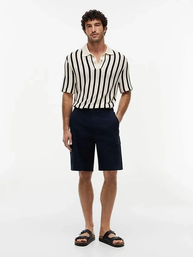 Relaxed Fit Stretch Twill Cargo Short Relaxed Fit Stretch Twill Cargo Short