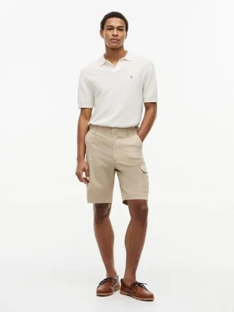 Relaxed Fit Stretch Twill Cargo Short
