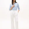 Relaxed Fit Stripe Linen-Blend Shirt Relaxed Fit Stripe Linen-Blend Shirt