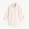 Relaxed Fit Stripe Linen-Blend Shirt Relaxed Fit Stripe Linen-Blend Shirt