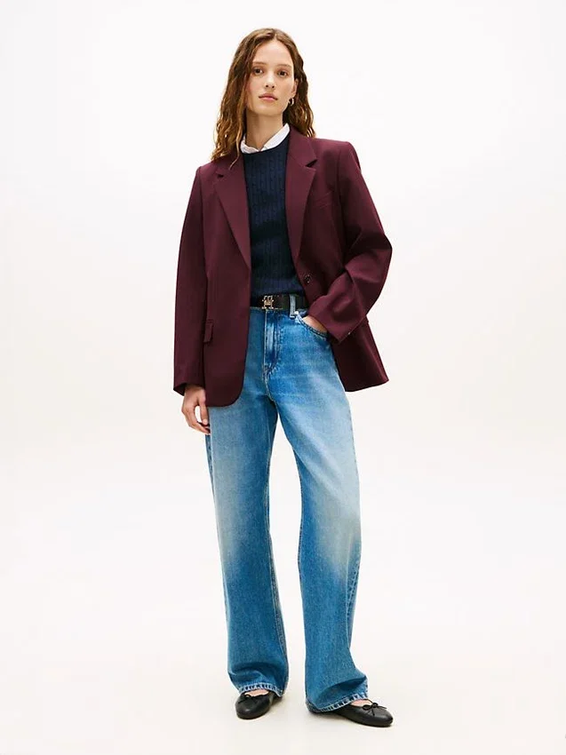 Relaxed Fit Wool-Blend Blazer Relaxed Fit Wool-Blend Blazer