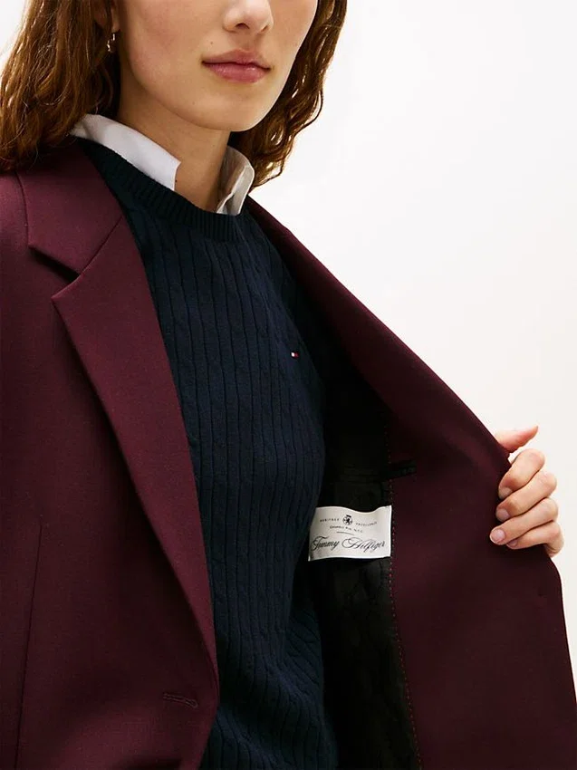Relaxed Fit Wool-Blend Blazer Relaxed Fit Wool-Blend Blazer