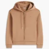 Relaxed Fit Zip Hoodie