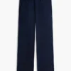 Relaxed Light Wool-Blend Seersucker Pant