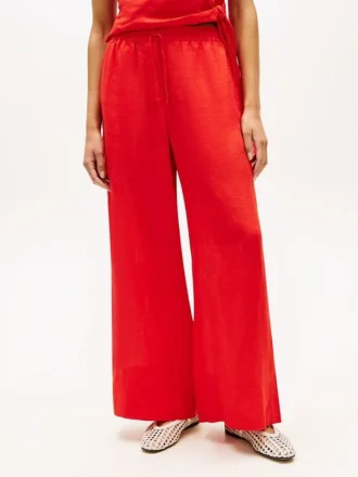 Relaxed Linen Pull-On Pant