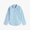 Relaxed Stripe Poplin Shirt