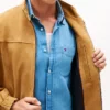 Relaxed Suede Moto Jacket