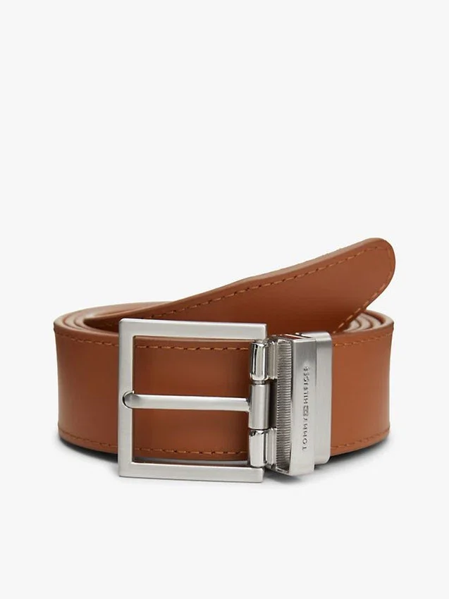 Reversible Square Buckle Leather Belt Reversible Square Buckle Leather Belt