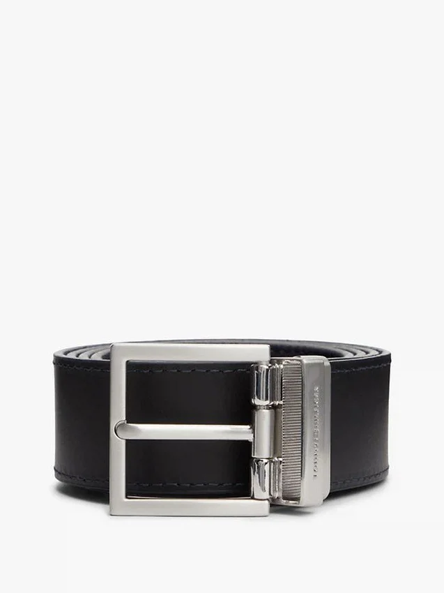 Reversible Square Buckle Leather Belt Reversible Square Buckle Leather Belt