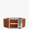 Reversible Square Buckle Leather Belt Reversible Square Buckle Leather Belt