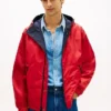 Reversible Water-Resistant Hooded Jacket Reversible Water-Resistant Hooded Jacket