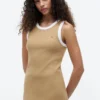 Rib-Knit Ringer Tank Dress Rib-Knit Ringer Tank Dress