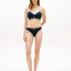 Ribbed Stretch-Cotton Bikini Brief