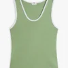 Ribbed V-Neck Tank Top Ribbed V-Neck Tank Top