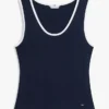 Ribbed V-Neck Tank Top