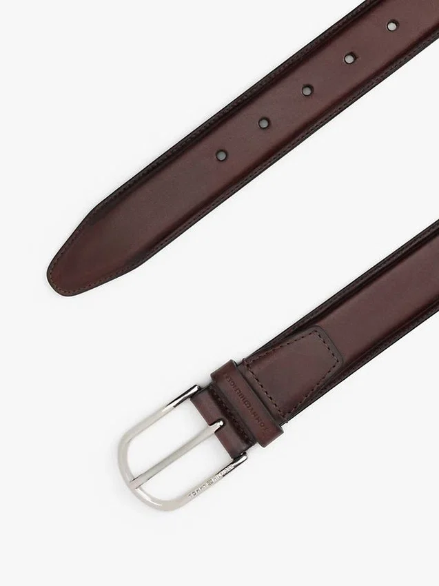 Round Buckle Leather Belt Round Buckle Leather Belt