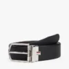 Round Buckle Reversible Leather Belt Round Buckle Reversible Leather Belt