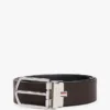 Round Buckle Reversible Leather Belt Round Buckle Reversible Leather Belt