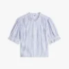 Ruffle Trim Cotton Voile Shirt Ruffle Trim Cotton Voile Shirt